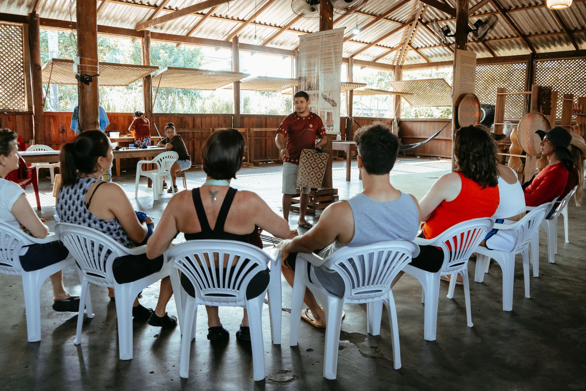 Pôr do sol na Amazônia